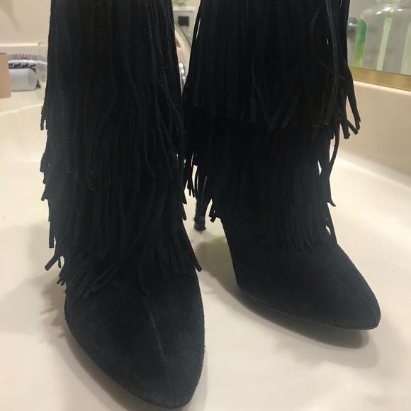 Zara Fringe Booties - Picture 3 of 6